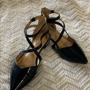 Elegant Black Strappy Women's Shoes